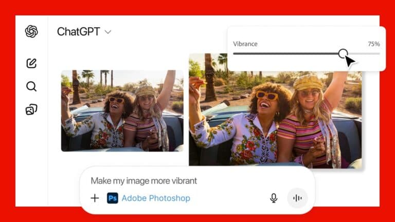 Adobe integrează funcționalități din Photoshop, Express și Acrobat în ChatGPT