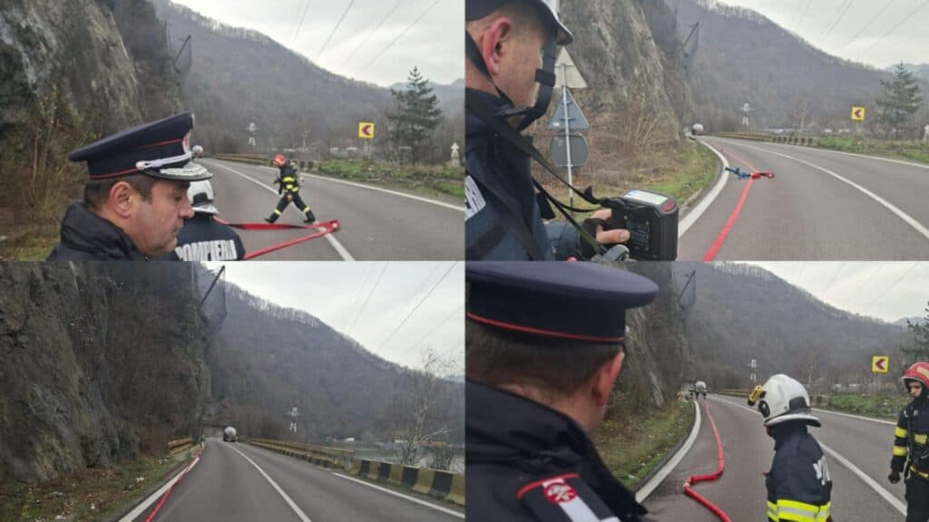 Atenție pe Valea Oltului: scurgeri de gaz dintr-o cisternă. Trafic blocat, risc de explozie. A fost emis mesaj RO-ALERT