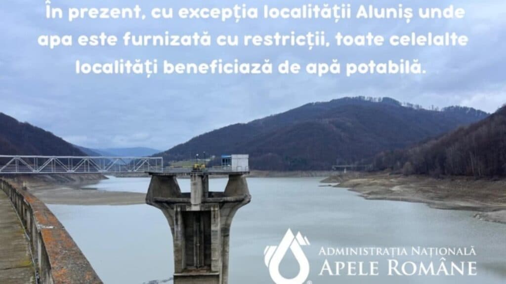 Revenirea la normalitate: Apa potabilă a fost restabilită în majoritatea localităților din Prahova afectate de incidentul de la barajul Paltinu