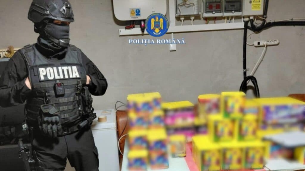 Captură impresionantă la Târgoviște: forțele de ordine au ridicat peste 2 tone de petarde și artificii