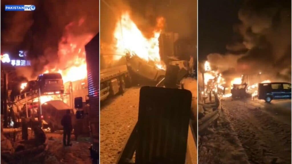 Coliziune devastatoare cu 50 de vehicule pe o autostradă din Japonia
