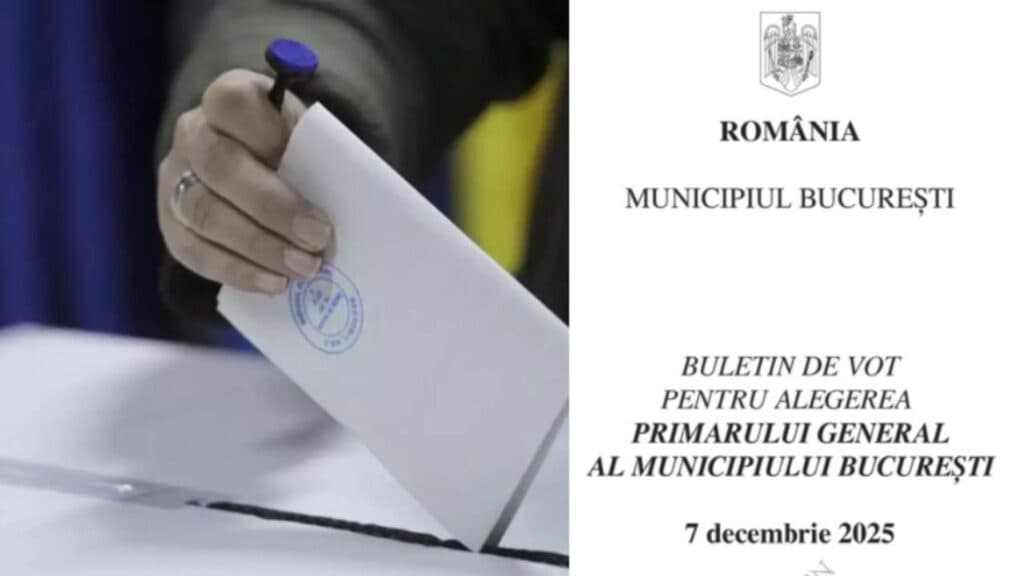 Descoperă cum va arăta buletinul de vot pentru alegerile de duminică la Primăria Capitalei: află ordinea listelor și numărul candidaturilor preferate!