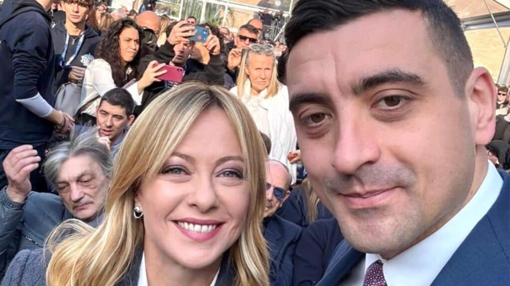 George Simion, discuții oficiale cu premierul Italiei, Giorgia Meloni, la Roma: o întâlnire deosebită surprinsă în imagini