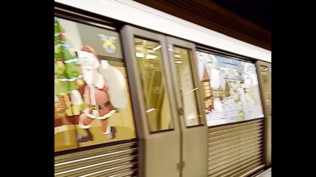 Crăciunul pătrunde în subteran: trenuri festive pe liniile M1 și M3