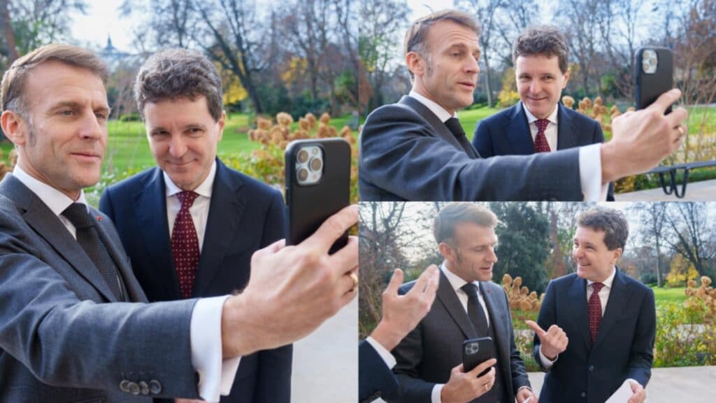 Nicușor Dan îi predă lui Macron lecții de română: „Să trăiască legătura dintre România și Franța!”