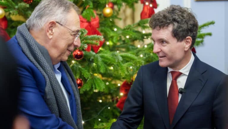 Nicușor Dan și George Iacobescu: Întâlnire cu arhitectul cartierului financiar londonez, o adevărată inspirație