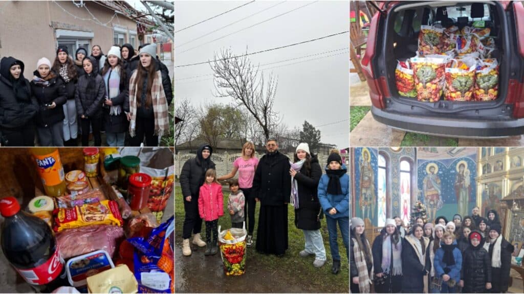 „Crăciunul Solidarității: Un preot din Brăila și micuții săi aduc zâmbete familiilor defavorizate”