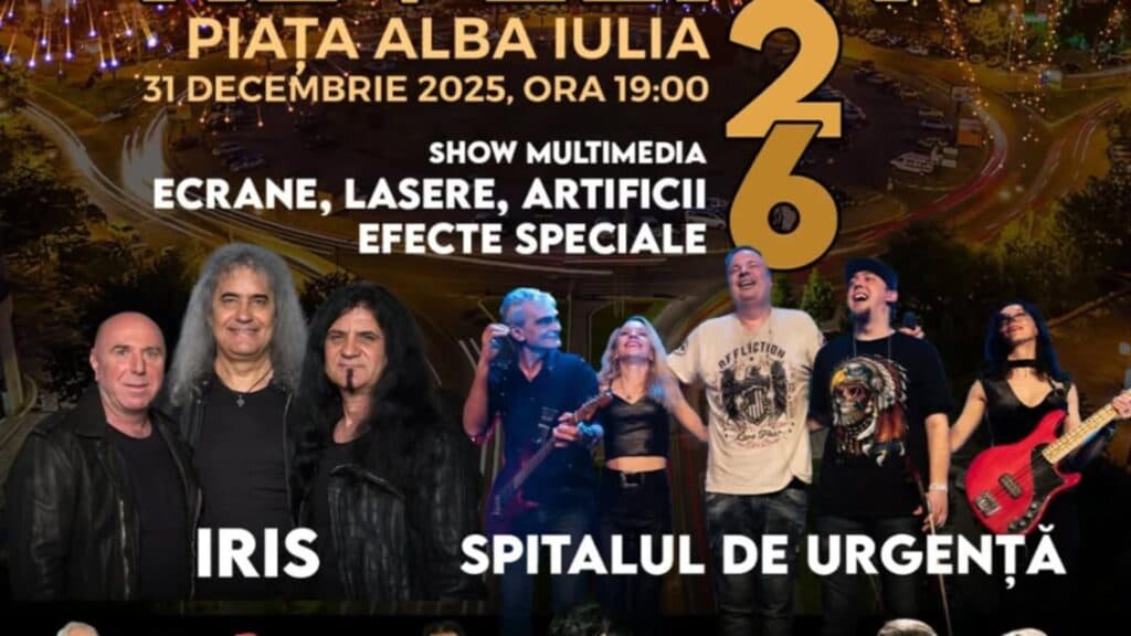 Petrecerea de Revelion 2026 în Piața Alba Iulia – singurul eveniment în aer liber din București, cu spectacole multimedia și concerte live, intrare liberă