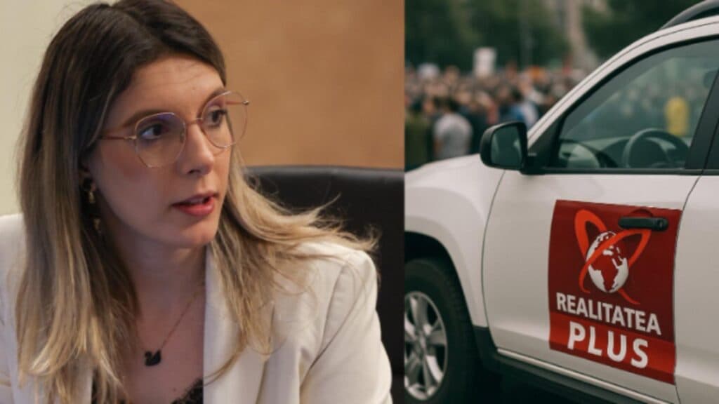 Mediul a evitat întrebările jurnaliștilor de la Realitatea Plus, blocându-le accesul cu o mașină