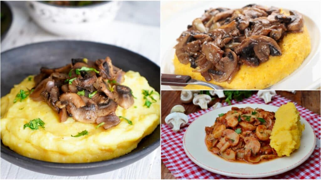 Sote de ciuperci servit cu mămăligă: o rețetă delicioasă și ușor de preparat pentru perioada Postului Crăciunului