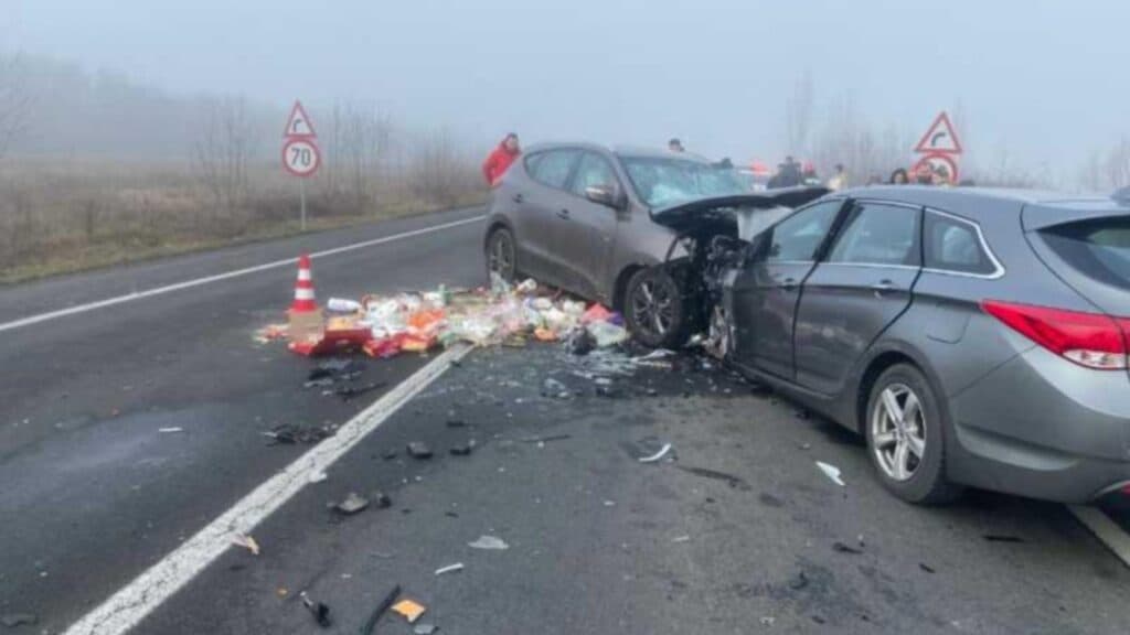 Accident mortal pe DN 66 în Hunedoara: o viață pierdută și o persoană grav rănită în urma unei ciocniri frontale