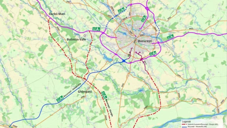 Se dă startul lucrărilor pentru autostrada rapidă ce va conecta Bucureștiul de Bulgaria: ce opțiuni sunt analizate