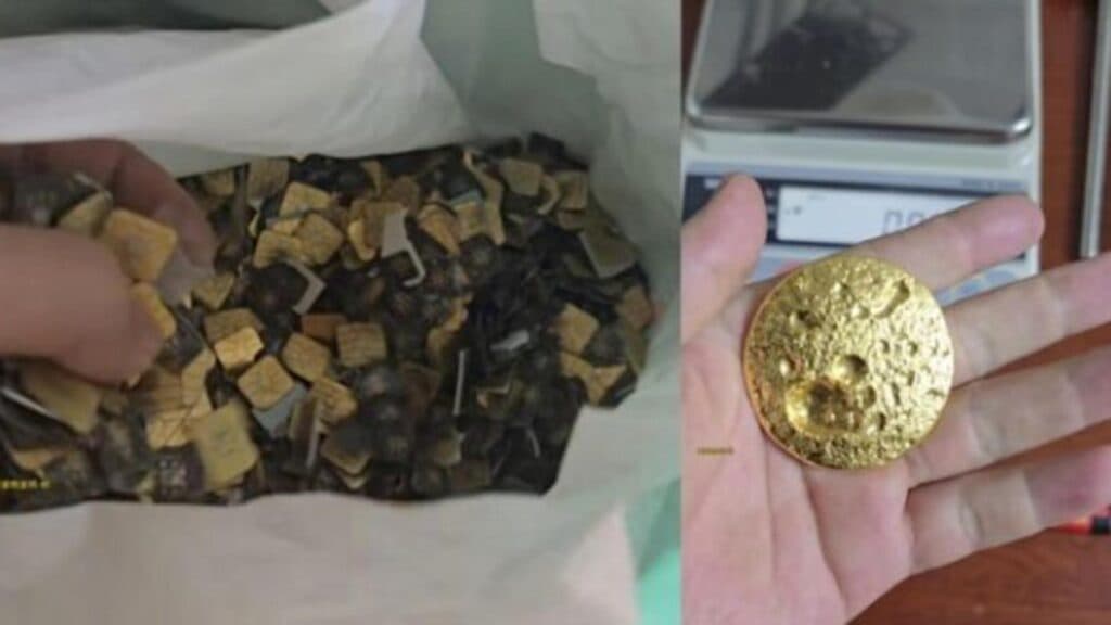 A descoperit aproape 200 de grame de aur în deșeuri electronice. Cum se desfășoară „magia SIM-urilor”?
