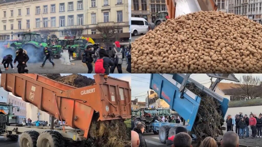 Acordul care amenință agricultura a fost adoptat astăzi. Haos în orașele mari, fermierii protestează violent împotriva Mercosur