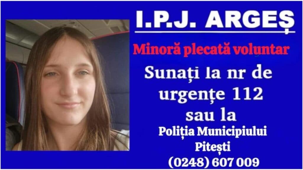 Căutări disperate în Pitești: O fetiță de 12 ani a dispărut de acasă