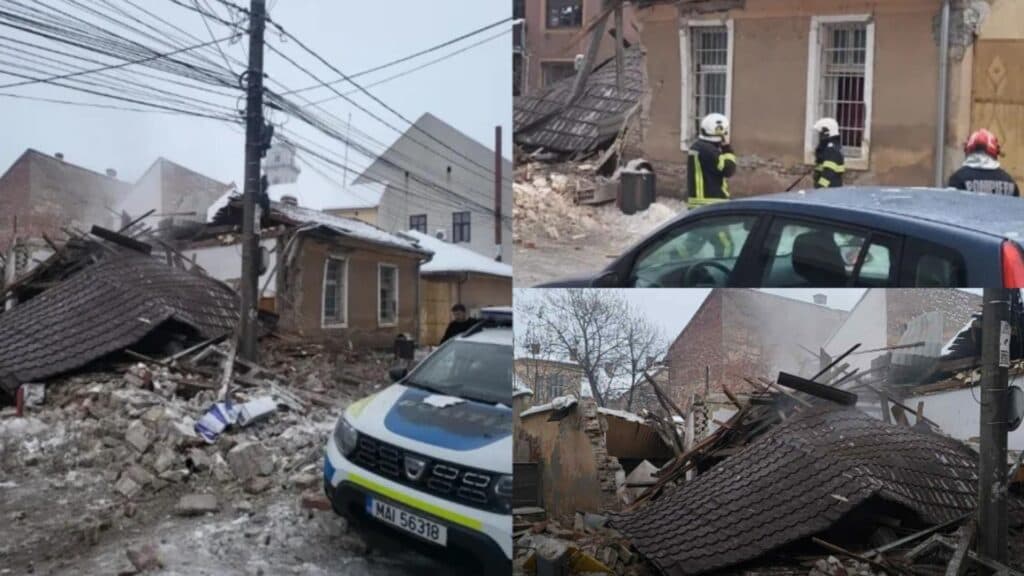 Investigație amplă în urma EXPLOZIEI de la Poliția Lugoj! Echipele ISU și INSEMEX sunt în acțiune
