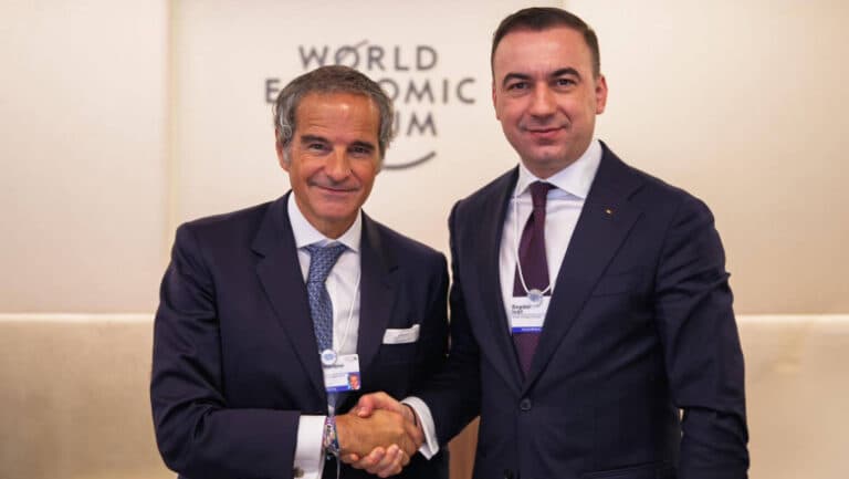 Bogdan Ivan se întâlnește cu liderul AIEA la Davos: ministrul Energiei subliniază că energia nucleară este o realitate practică, nu o discuție abstractă