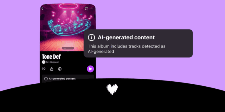 Deezer deschide calea pentru ca platformele concurente să se opună muzicii generate de inteligența artificială