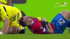 Lecții de Taekwondo în confruntarea FCSB – Fenerbahce: Olaru, la un pas de KO! Decizia arbitrală