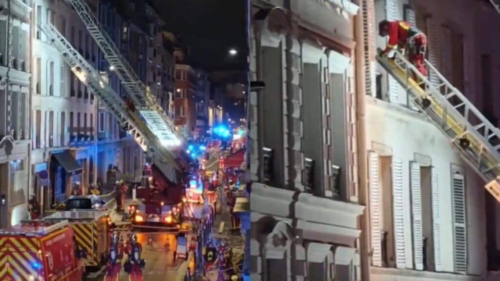 Haos în Paris: 20 de răniți în urma prăbușirii unui apartament