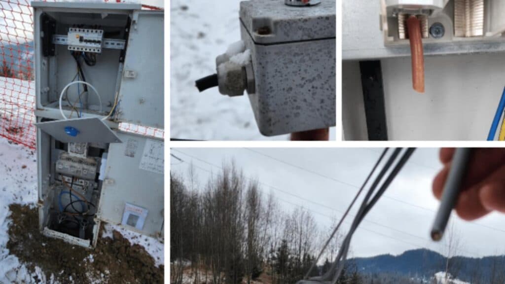 Vandalism pe pârtia de schi din Câmpulung: Peisaje șocante, instalații afectate