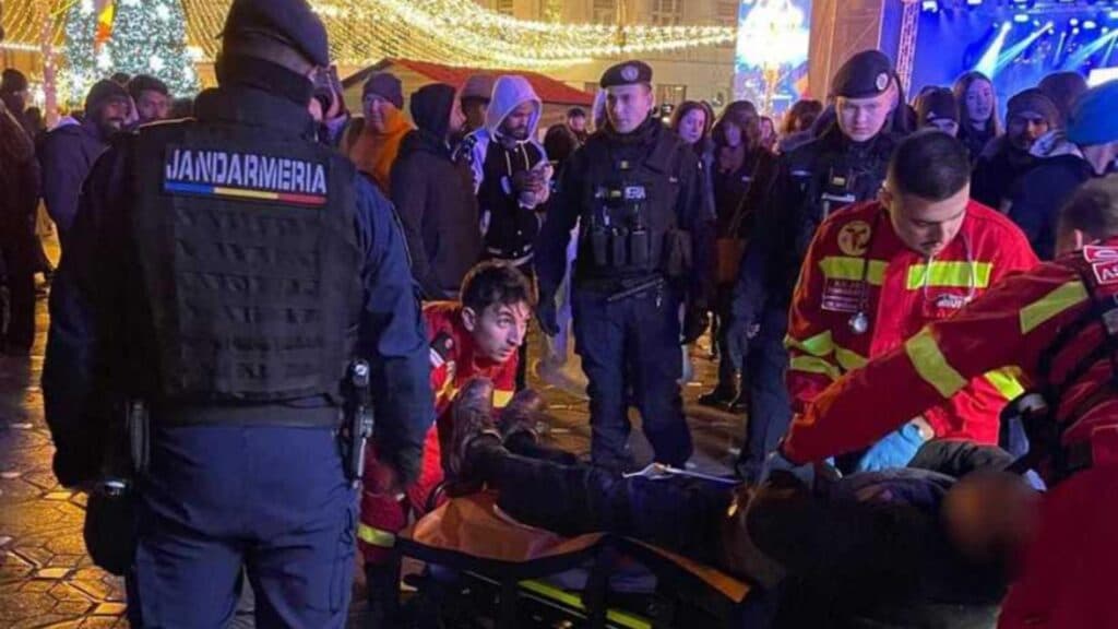 Accident nocturn în Timișoara: Un bărbat se îndreaptă spre spital după o cădere în pasajul subteran din Piața Victoriei