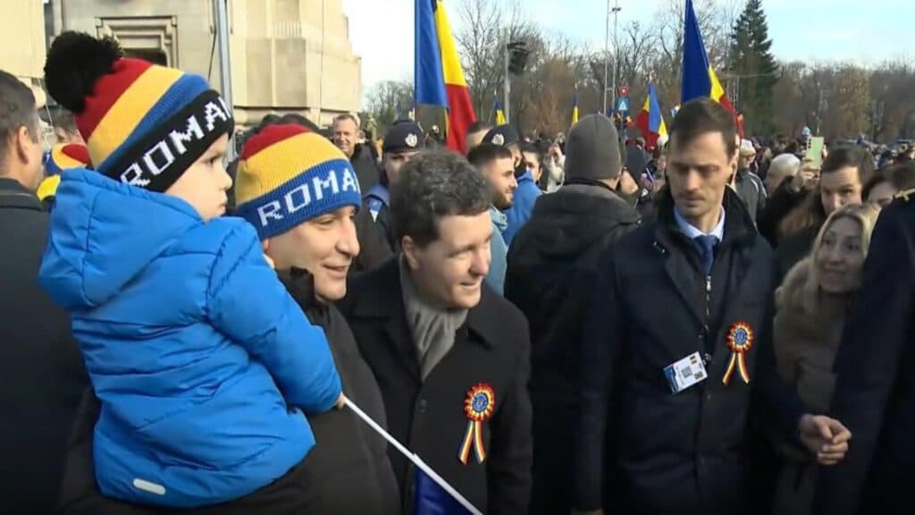 Unirea în fața protestelor: Nicușor Dan, întâmpinat cu dispreț de mulțimea din Focșani
