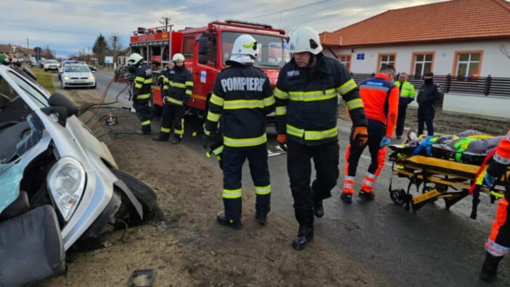 Accident deosebit de grav în județul Său Mare: cinci răniți, inclusiv trei copii, între Corod și Culciu Mic