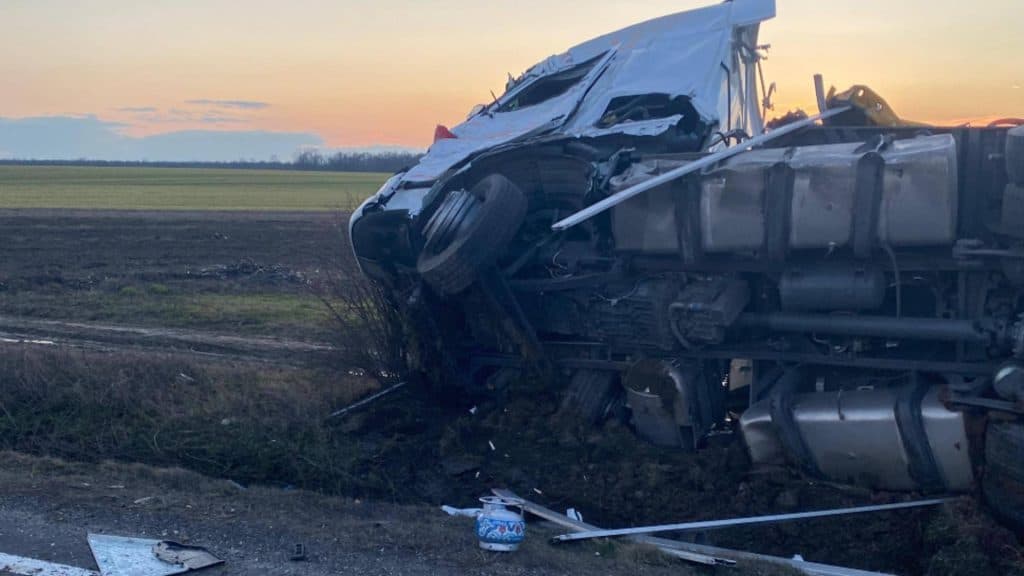 Tragedie pe DN 56A: coliziune fatală între două camioane în Mehedinți