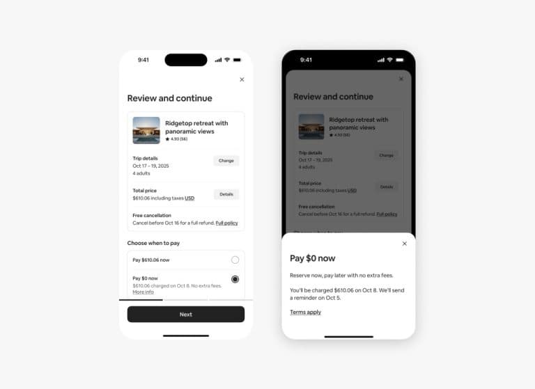 Airbnb își extinde opțiunea „Rezervă acum, plătește mai târziu” la nivel global