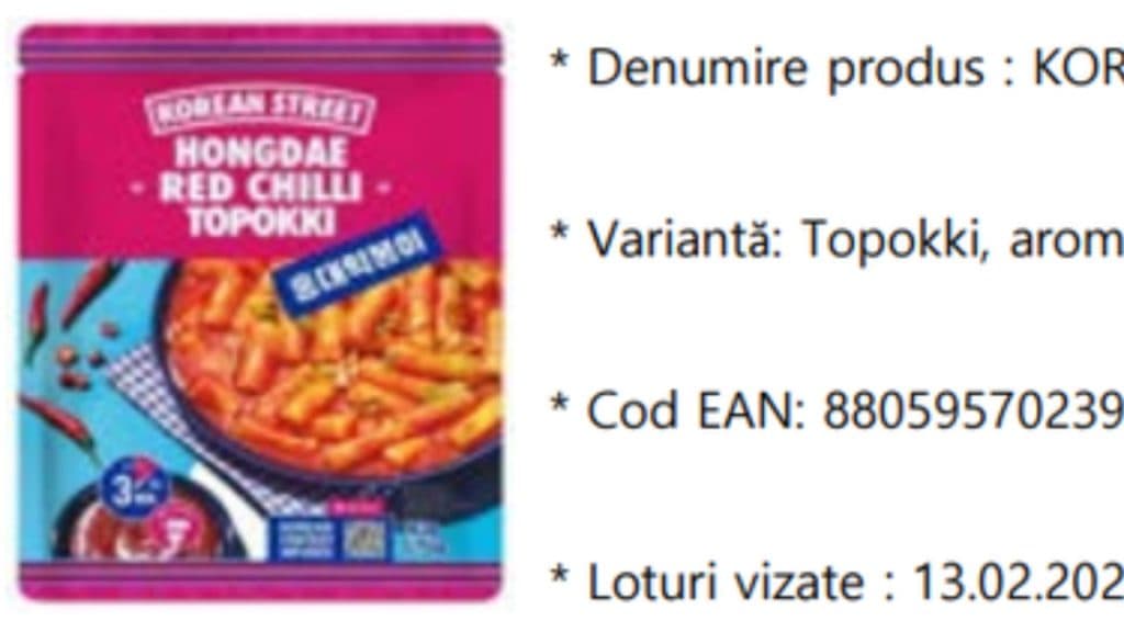 Atenție la ce consumi în București: un produs K-Food a fost retras din vânzare din cauza bacteriei Bacillus cereus