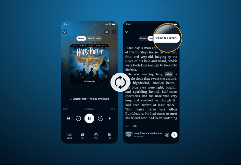 Funcția inovatoare ‘Citește și Ascultă’ de la Audible îmbină cărțile tale Kindle cu audiobook-uri pentru o experiență unică