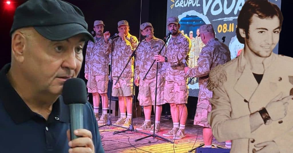 Adrian Fetecău, starul de la VOUĂ, încântă studentele de la Drept cu serenade, la 44 de ani de la începutul carierei sale artistice