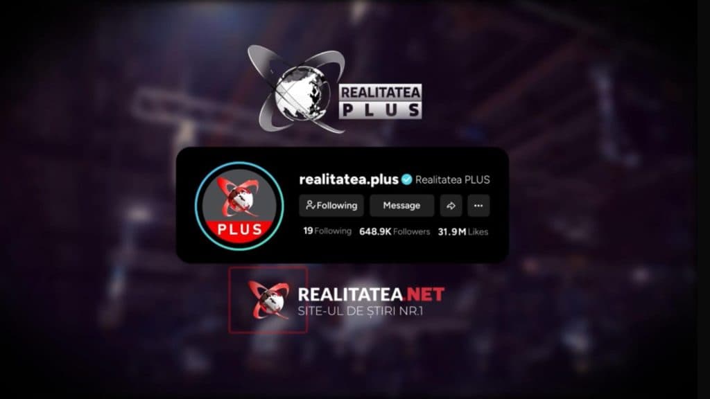 Contul oficial de TikTok al Realitatea Plus revine în atenția publicului, grație sprijinului entuziast al românilor