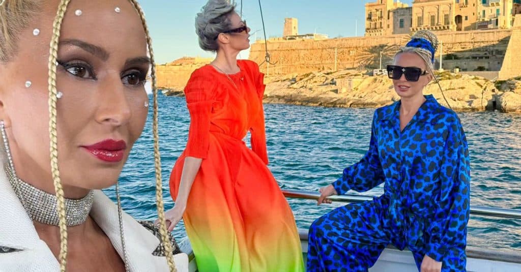 Crina Abrudan, designer și model în Malta, își dezvăluie colecția într-un fort istoric, loc de inspirație pentru filme celebre