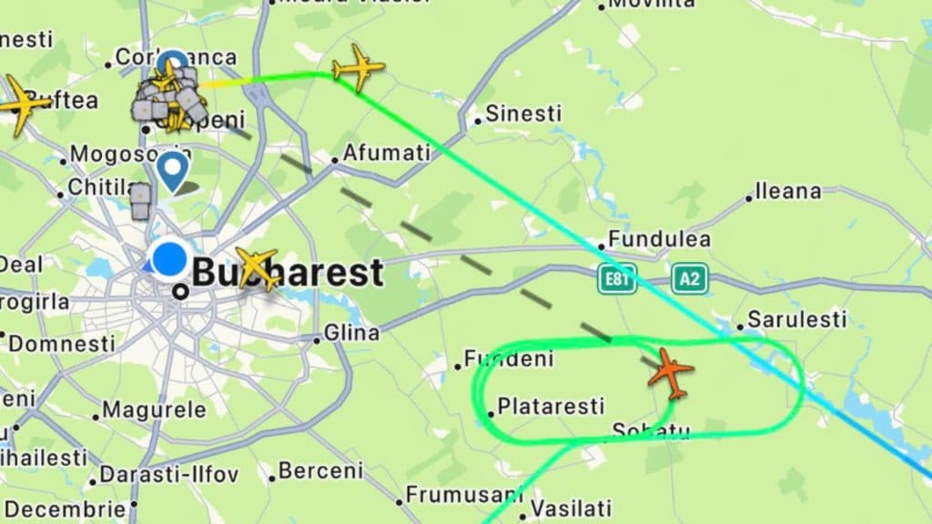 Alerta în Capitală: Avionul cu destinația Egipt efectuează o aterizare de urgență, intervenția ISU fiind în acțiune