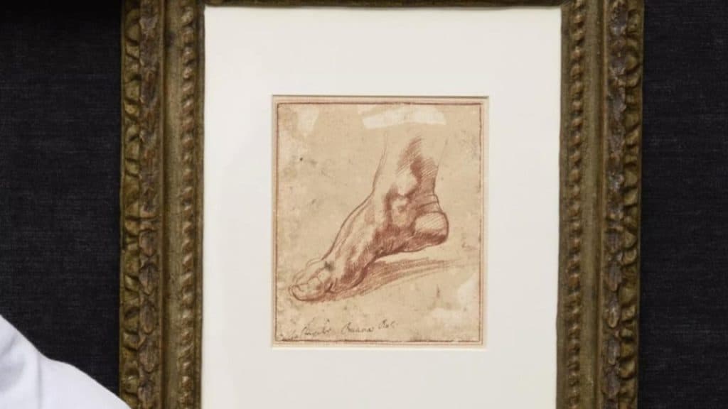 O schiță rară semnată de Michelangelo s-a vândut cu 13 ori mai mult decât estimările, atingând valoarea de 2 milioane de dolari