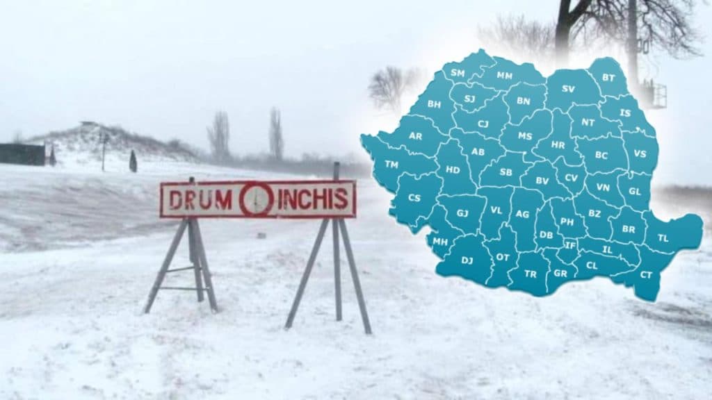România înghețată: Autostrăzi îngropate în zăpadă, drumuri naționale inaccesibile și restricții de tonaj în diverse regiuni – TOATE DETALILE