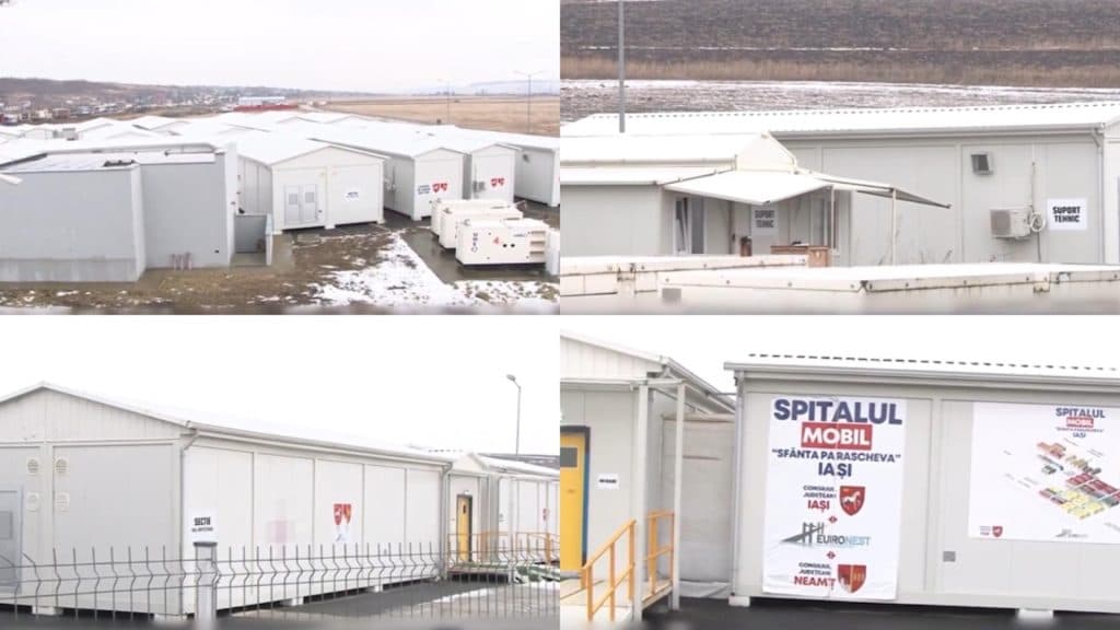 Spitalul mobil de la Lețicani, lăsat să se degradeze pe câmp: o investiție de 13 milioane de euro care a durat doar 10 luni