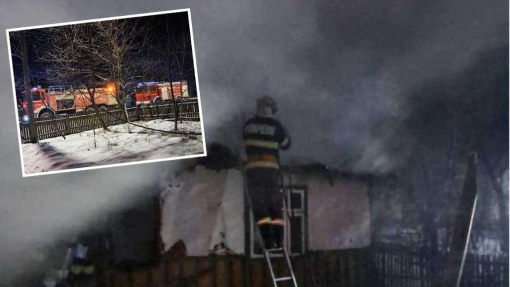 Incendiu devastator în Bilca: Un bătrân de 99 de ani își pierde viața în flăcări