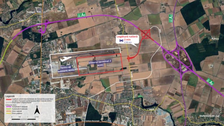 CNIR deschide o licitație pentru legătura între Autostrada A0 și Aeroportul Otopeni, cu o investiție de peste 400 de milioane de lei