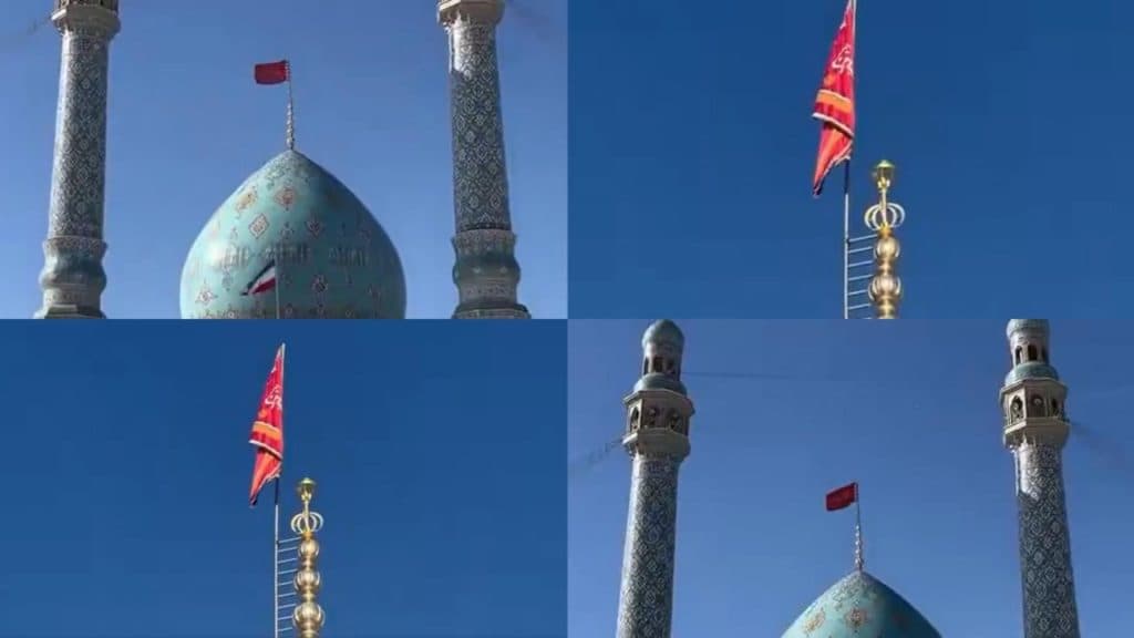 Iranul flutură steagul roșu deasupra Moscheii Jamkaran. Ce mesaj ascunde acest simbol?