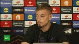 Mihai Lixandru, cu privirea îndreptată în jos după eșecul FCSB-ului de a accede în play-off: „Am lăsat pe drum multe puncte.”