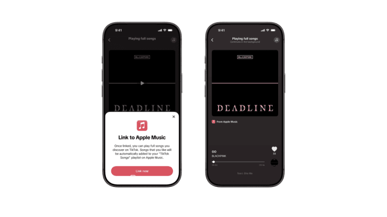 TikTok le oferă abonaților Apple Music ocazia de a asculta melodiile complete direct în aplicație