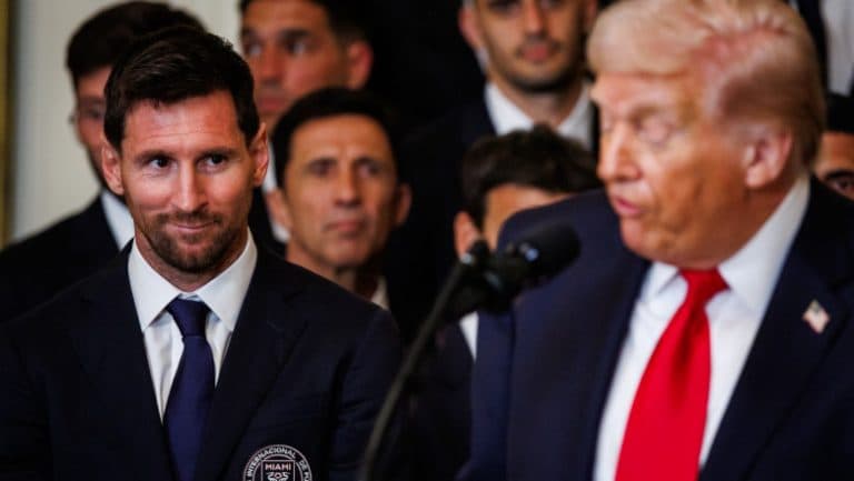 Întâlnire de gală: Leo Messi, la Casa Albă, cu Trump – „Marco, nu sunt fan al bărbaților atrăgători.”
