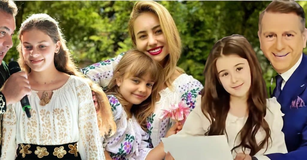 Uimitor! Fiicele artiștilor încântă cu voci deosebite, îmbrăcate în ie ca niște păpuși. Ionuț Dolănescu: „Fiica mea a primit talentul de la Maria Ciobanu.”