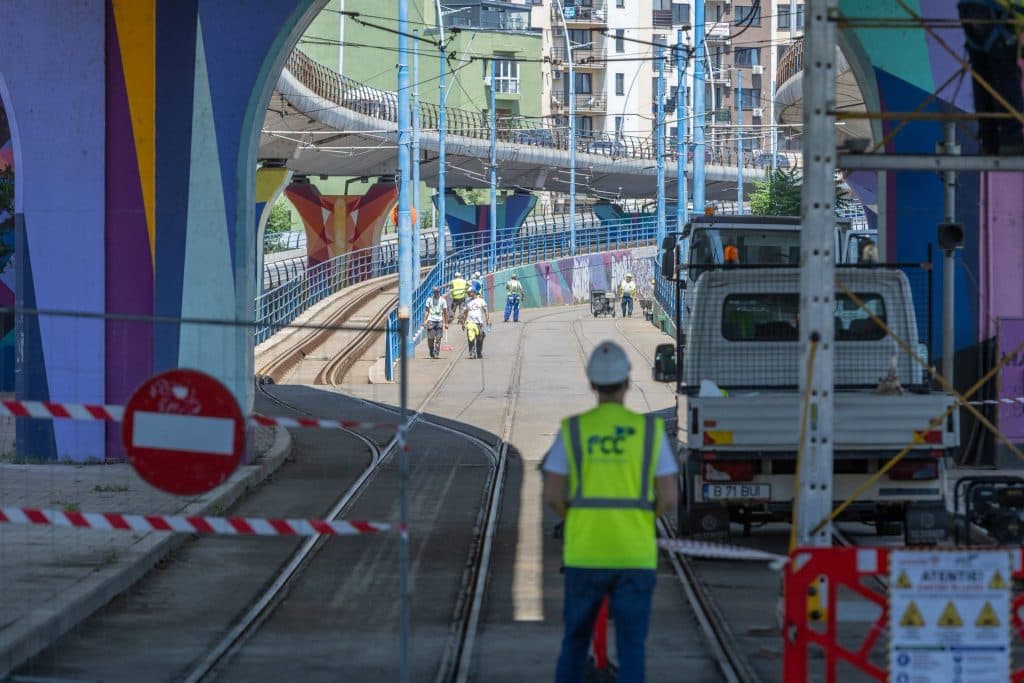 Lucrările de reabilitare a Pasajului Basarab avansează semnificativ