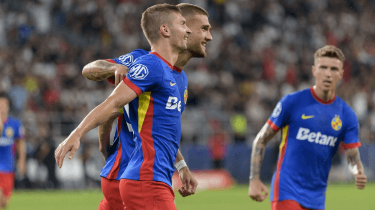 FCSB pierde în prelungiri meciul cu FK Auda și se complică în Conference League