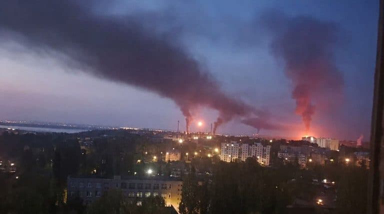 Rusia a oprit rafinăria din Saratov din cauza unui atac cu drone