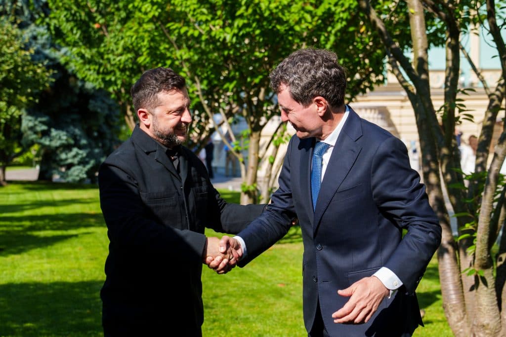 Nicuşor Dan a discutat cu Zelenski despre şcolile româneşti din Ucraina